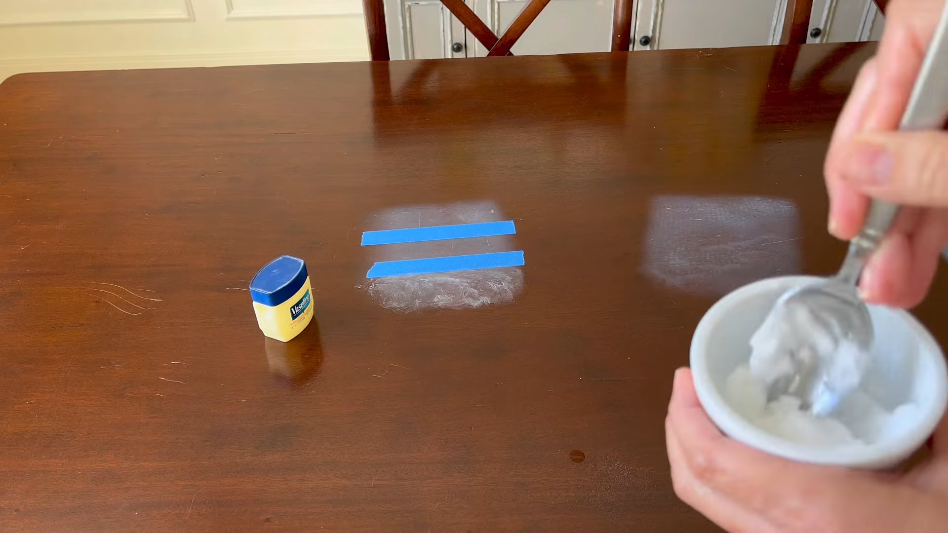 DIY wood stain removal