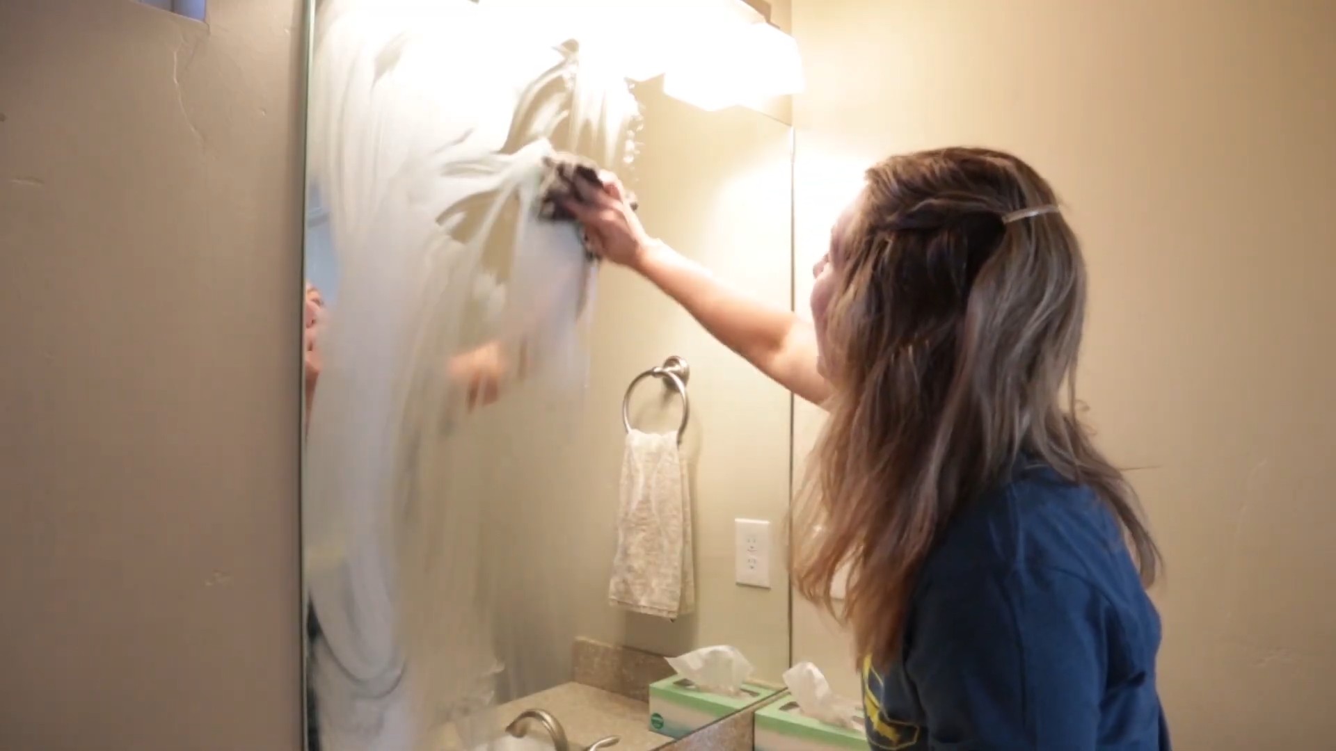 Shaving Cream Mirror Defog