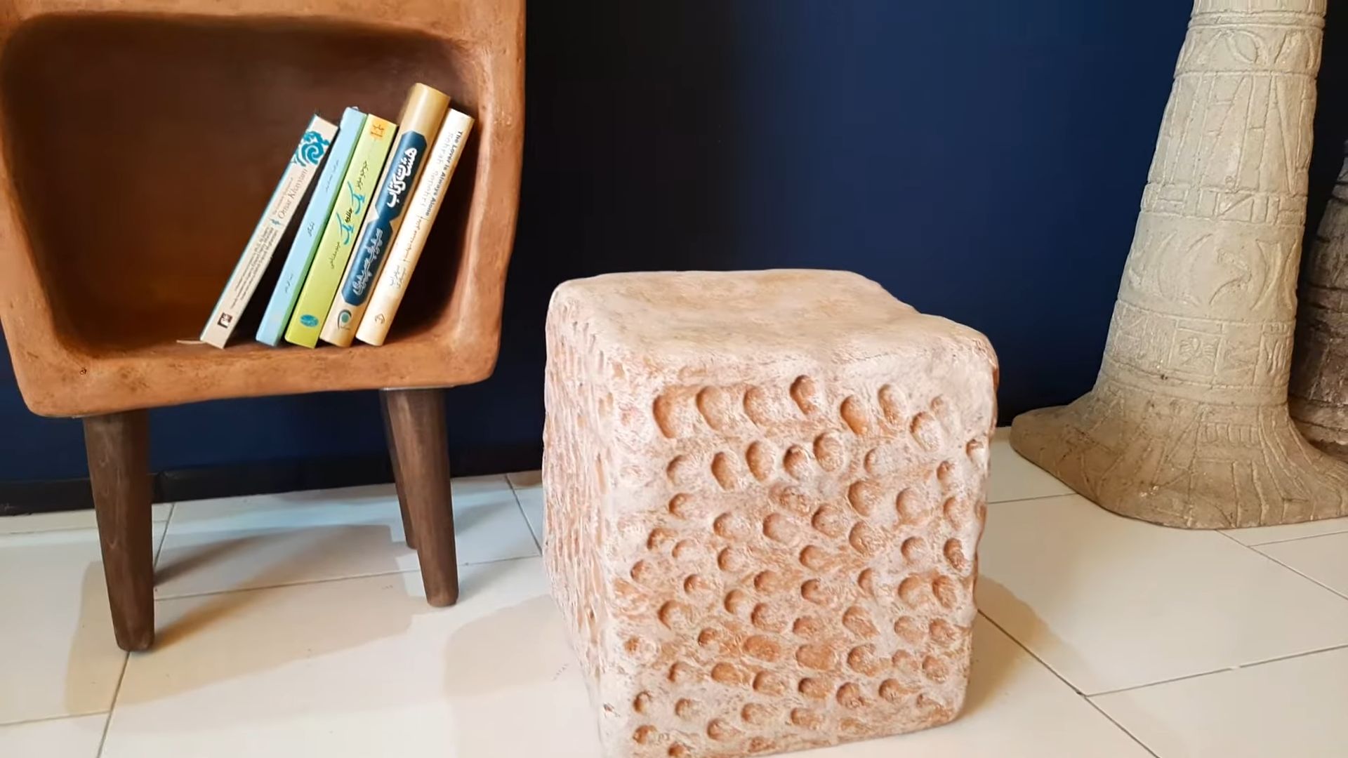 DIY eco ottoman