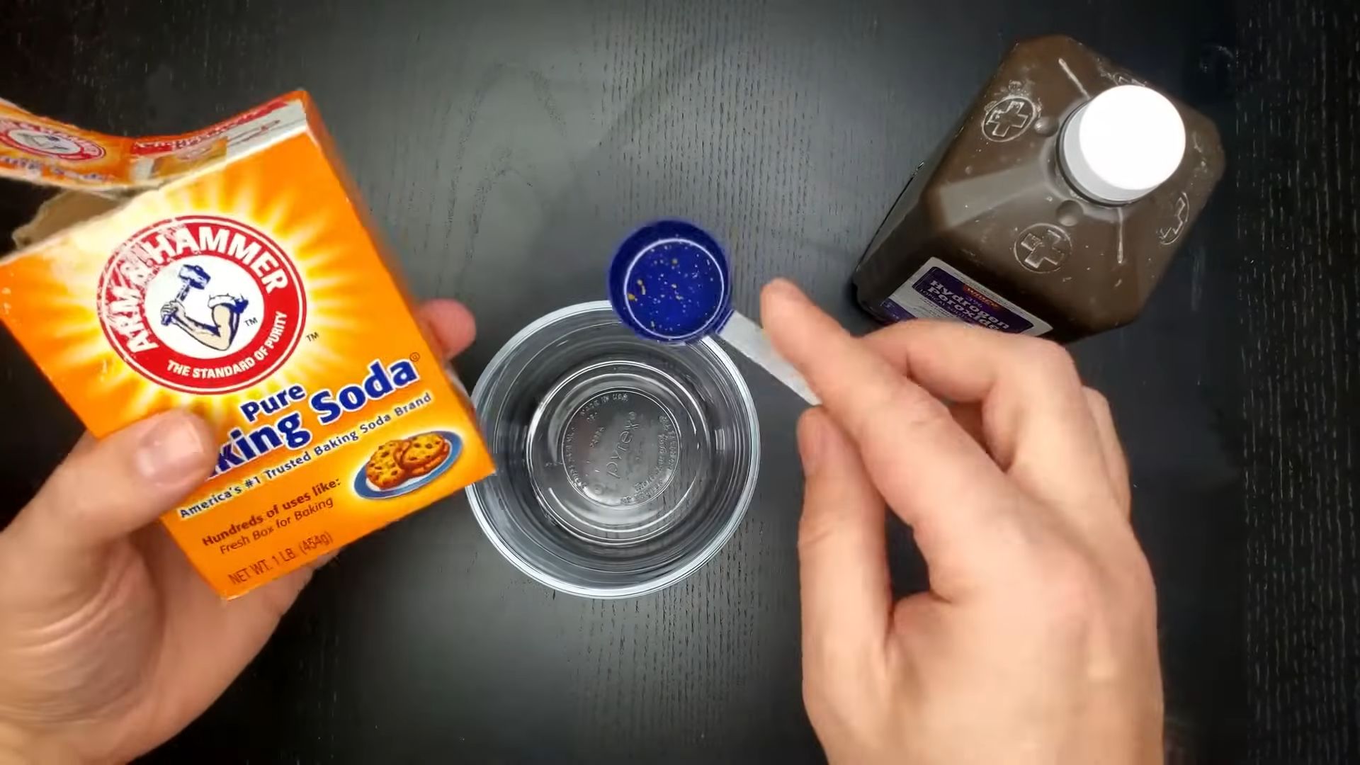 Baking soda peroxide teeth whitening